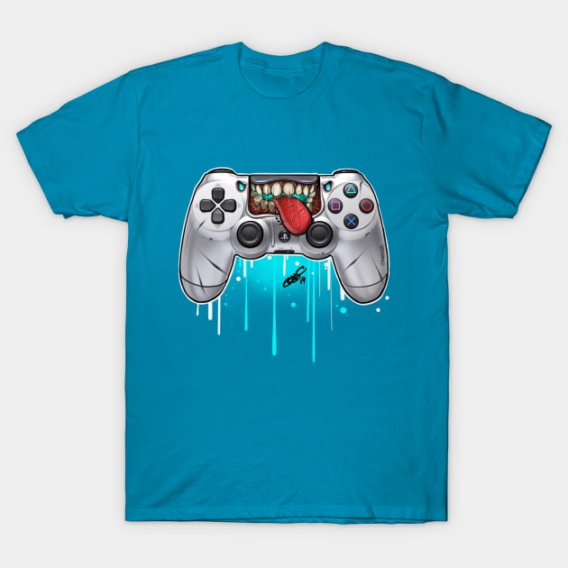 PS4 Controller T-Shirt by skinwerks